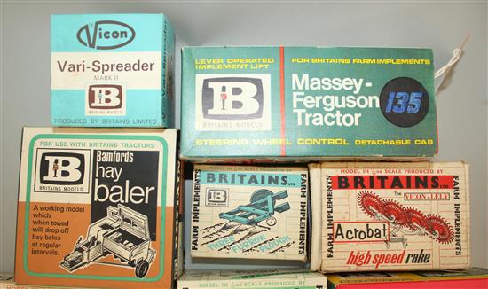 Various Britains farm models,